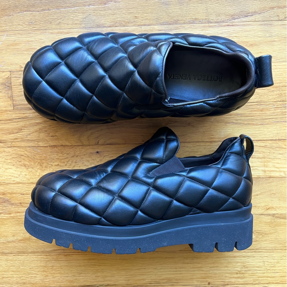 Bottega Veneta Quilted Slip-On Loafers - 42 - Picture 5 of 7